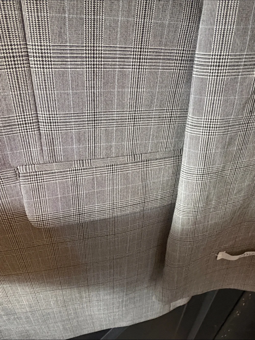 Perry Ellis Gray Glen Plaid Sport Coat